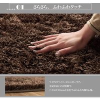 イケヒコ ルフォン ラグ 2000×2500mm ベージュ 1280300021303 1枚（直送品）