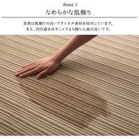 イケヒコ レミール ラグ 900×1850mm アイボリー 1280411141103 1枚（直送品）