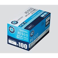 川西工業 カウンタークロス 薄手 ブルー 3-4887-03 1セット(200枚:100枚×2箱)