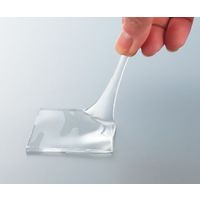 アズワン やわらゲル耐震シート(クリスタルゲル(R)高粘着) 50×50mm CRGーT150250 1セット(12枚:6枚×2袋) 3-539-01