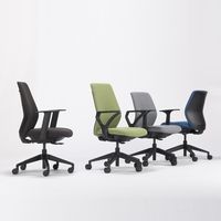 中央可鍛工業 レクチェ オートバランスチェア ローバック ブルー NC-R100　BL 1脚（取寄品）