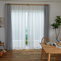 スミノエ コルネ セミオーダー レースカーテン コノピ 1000×1140mm ブルー １セット(2枚入)（直送品）