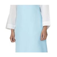 ワコウ 抗ウイルスエプロン Dr.EarthR 首掛け アースブルー E3500-1 1枚 7-779-02（直送品）