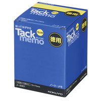 コクヨ タックメモお徳用75×75mm 黄 100枚×10 メ-2001 1箱