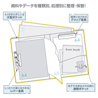 デビカ Wファイル・A4 クリア 033802 1冊
