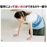 山崎産業 コンドル カラー雑巾 10枚 グリーン 4903180334544 1セット(10枚入)