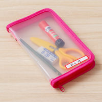 オキナ パリオシール 名札シール 59×13mm 赤 PS601 1袋（168片入）