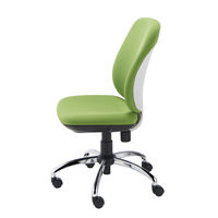 プラス 事務イス プリセア YG KC-K53SL-AN 1脚 イエローグリーン オフィスチェア ハイバックチェア 布張り キャスター付き