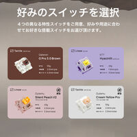 プリンストン フルサイズワイヤレスメカニカルキーボード IK-CD108HBPLS-O/CY 1台（直送品）