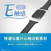 トリニティ Apple Watch 42-49mm スポーツバンド チャコールグレー TR-AW26L-ABES-BK 1個（直送品）