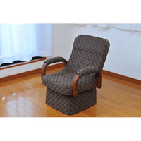 谷村実業 肘付き回転椅子2 TAN-102 1脚（直送品）