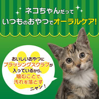 ペットキッス ネコちゃんの歯みがきおやつ プチ チキン味 国産 14g 3袋 ライオンペット 猫用 おやつ