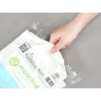 ゴミ袋 moichido（モイチド） 半透明 30L 50枚 厚さ：0.013mm 1セット（1冊×10） 日本サニパック