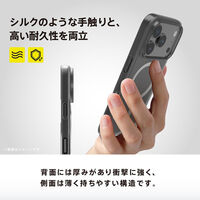 トリニティ iPhone 18 Pro/17 Pro MagSafe対応 ハードケース TR-IP26M3-SADS-CLBK 1個（直送品）