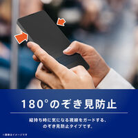 トリニティ Xperia 10 VIII ほか FLEX3D 覗き見防止 複合ガラス 黒 TR-XP265-G3-LPVCCBK 1個（直送品）