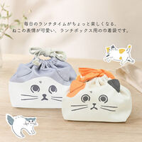 逸品社 MoiNEKO ランチ巾着 ハチワレ 554992 1個（直送品）