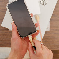 パラデック スマホストラップ カテバ スマホ充電ストラップ ショルダータイプ 130cm グリーン 558571 1個（直送品）