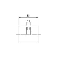エスコ #50 ソケット(ACドレンパイプ用/アイボリー) EA471GH-50 1セット(5個)（直送品）