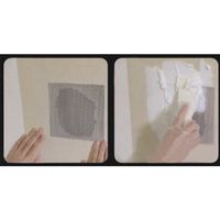 エスコ 200x200mm 壁穴補修パッチ EA934SA-22 1セット(10個)（直送品）