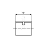 エスコ #25 ソケット(ACドレンパイプ用/アイボリー) EA471GH-25 1セット(10個)（直送品）