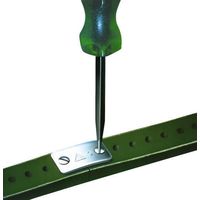 エスコ 穴あきVベルトレーシング(M形/10個) EA967VM-100 1セット(50個:10個×5箱)（直送品）