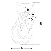 エスコ 12.5ton スイベルフック(ベアリング入) EA987FF-176 1個（直送品）