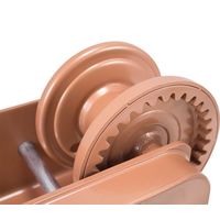 エスコ 1135kg ハンドウィンチ(自動ブレーキ付/高耐久型) EA989RD-53 1台（直送品）