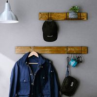 平安伸銅工業 LABRICO(ラブリコ) ナゲシレール フック ブラック 10個（直送品）