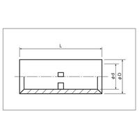 エスコ 1.25mm2[B型]裸圧着スリーブ(12個) EA538MD-121 1セット(180個:12個×15パック)（直送品）