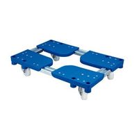 エスコ 430x630ー530x730mm/200kg ドーリー(樹脂製フラット EA520AR-62 1台（直送品）