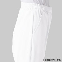 KAZEN レディススラックス 医療白衣 ネイビー 4L 195-28（直送品）