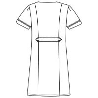 フォーク（FOLK） ワンピース ホワイト×ネイビー S 3016EW-7　白衣（直送品）