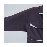 ミドリ安全 作業服 男女共用 長袖 ブルゾン 帯電防止 G481 LL シルバーグレー 3110198506 1点（直送品）