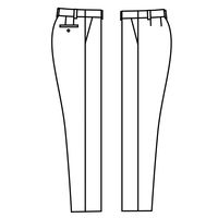 ミドリ安全 女性用 作業服 パンツ L600 9号 3116103704 1点（直送品）