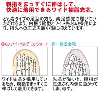 ミドリ安全 JIS規格 安全靴 短靴 ESG3210 eco 静電 26.5cm ブラック 1302061612 1足（直送品）