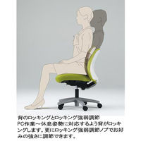 【設置込】イトーキ　ボニート　オフィスチェア　バリュータイプ　ベースカラーブラック　肘無し　ブラック　KT-140GK-T1T1　1脚（直送品）