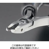 エスコ 125mm 精密用ニッパー(フラッシュ/ESD/4.1mm) EA535TL-1 1丁(1本)（直送品）