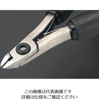 エスコ（esco） 115mm 精密用ニッパー（セミフラッシュ/ピアノ線用/ESD） 1本 EA535TX-1（直送品）