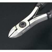 エスコ 120mm 精密用ニッパー(レーザーフラッシュ/ESD) EA535TB-3 1丁(1本)（直送品）