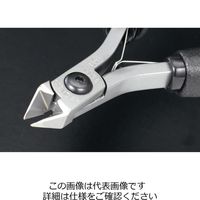 エスコ 120mm 精密用ニッパー(フラッシュ/ESD) EA535TD-2 1丁(1本)（直送品）