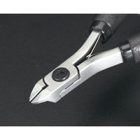 エスコ 140mm 精密用ニッパー(セミフラッシュ/ESD) EA535TG-11 1丁(1本)（直送品）