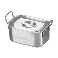 エスコ 165x116x75mm ふた付BOX(ステンレス製) EA508SC-11 1個（直送品）