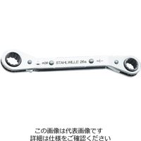 エスコ 3/8” x 7/16” ラチェットめがね(オフセット型) EA602CE-52 1本(1丁)（直送品）
