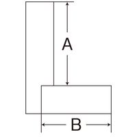 エスコ 40mm スクエアー・精密型マスター EA719AA-40 1個（直送品）