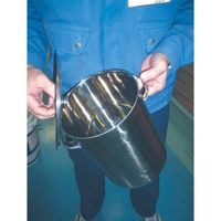 エスコ φ360/36L 取手付ポット(メモリ付/ステンレス製) EA508SG-23 1個（直送品）