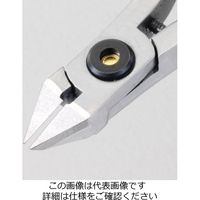 エスコ 120mm 精密用ニッパー(超硬刃/フラッシュ/ESD) EA535TS-2 1丁(1本)（直送品）