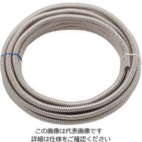 エスコ 呼20/20.0mm x10m フレキパイプ(ステンレス製) EA424AC-20 1巻（直送品）