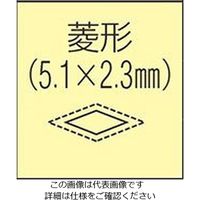 エスコ 140mm/#100 ダイヤモンドニードル鑢(菱形) EA826VJ-102 1本（直送品）