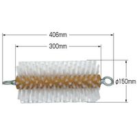 エスコ φ150mm 通線ロッド用ブラシ EA597BJ-53 1個（直送品）