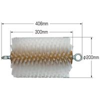 エスコ φ200mm 通線ロッド用ブラシ EA597BJ-54 1個（直送品）